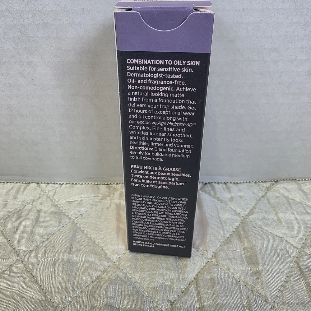 Mary Kay TimeWise Matte 3D Foundation Beige C 120 Oil-Free 1 fl oz 099967 NEW